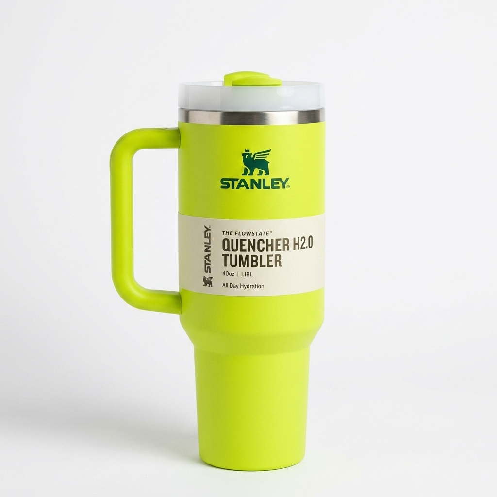 Stanley Flowstate Quencher H2.0 Tumbler - Neon - front