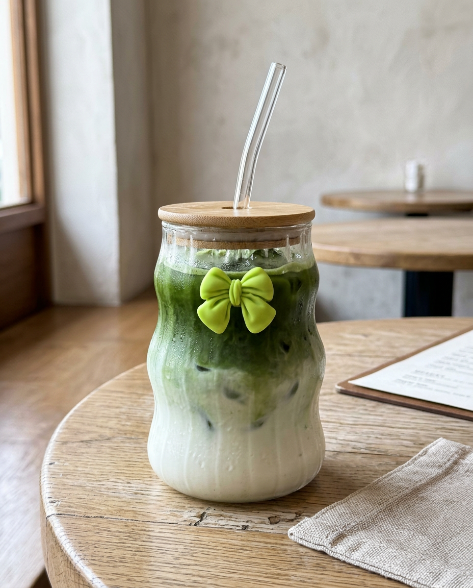 Coffee Mug - Green - iced matcha latte