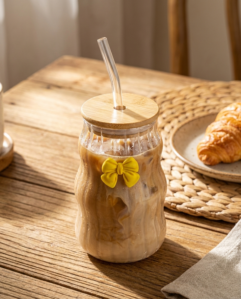 Coffee Mug - Yellow - iced coffee