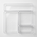 Acrylic Drawer Organiser - Set of 4